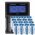 Helyettes�t� akku CR123A 3,7V 850mAh 16db/csomag LCD gyors t�lt� �s 2db t�rol�doboz Li-Ion