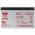 Yuasa NP10-6 6V 10Ah akku Faston 4,8mm agm �lom
