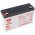 Yuasa NP12-6 6,0V 12Ah Faston 6,3mm akku AGM �lom-zsel�s