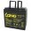 Kung Long WPL55-12N-M 12V 55Ah M6 csavaros akku AGM �lom-zsel�s