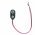 9V blokk I-forma elemtart� klip 28x14,5mm kb.150mm k�bel