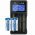 Helyettes�t� akku CR123A 16340 3,7V 800-850mAh 2db/csomag USB t�lt� LCD Li-Ion