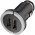 Dual USB aut�s t�lt� 12V/24V 2,1A 2x USB szivargy�jt� fekete
