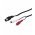 Audio-video k�bel 1,5m 5-t�s DIN csatlakoz� > 2x RCA (cinch) csatlakoz�