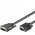 DVI-I/VGA FullHD k�bel 1m DVI-I (12+5) dug� VGA (D-SUB 15) dug� fekete