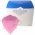 20db/csomag FFP2 v�d�maszk pink 5-r�teg� DIN EN1492001+A12009