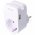 Arcas Schuko 1x h�l�zati adapter 230V 2x USB telefon-tart� 16A 3680W feh�r