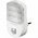 Kerek LED �jszakai l�mpa infrav�r�s mozg�s�rz�kel�vel �s s�t�ts�g�rz�kel�vel 230V feh�r