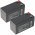 �lom akkuegys�g Wissner-Bosserhoff Multicare 3 8214-3040 2x12V 1,2Ah orvostechnikai CE-konform PB