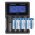 Helyettes�t� akku CR123A 3,7V 850mAh 4db/csomag megfigyel�rendszer LCD gyorst�lt� Li-Ion