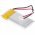 Helyettes�t� akku Sennheiser Flex 5000 fejhallgat� 3,7V 400mAh Li-Polymer