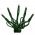 Konstsmide Micro LED f�nyf�z�r 200 LED borosty�nsz�n� 24V 13,93m 6355-820