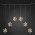 Konstsmide LED f�nyf�gg�ny h�pelyhekkel 48 LED melegfeh�r 24V IP44 6 akril h�pehely O15cm 4044-103