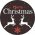 Gobo Merry Christmas �veg 37mm 23mm 45842