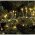 Micro LED f�nyf�z�r cluster 1080 LED melegfeh�r vil�g�tott 9m teljes hossz 13m 31V IP44 55360