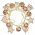 Lotti LED dekor�ci�s f�nyf�z�r 63358 pezsg�sz�n� 200LED 10m melegfeh�r 4,5V id�z�t� h�l�zati t�ppal