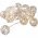 Konstsmide LED dekor f�nyf�z�r 16 LED melegfeh�r 3176-103 alum�nium dr�tg�mb O4cm elemes