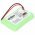 Helyettes�t� akku 3AAA750 3xAAA mikro 3.6V 750mAh 1db/csomag orvostechnikai NiMH