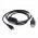 Micro-USB t�lt�k�bel 2,5A 1,0m kapcsol�val fekete