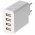 AccuCell USB t�lt� 5,0A 4 portos Auto-ID feh�r