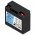 Sonnenschein A112/12 SR 12V 12Ah 1db/csomag Faston 6,3mm AGM akku �lom-zsel�s
