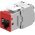 Goobay RJ45 CAT 6A STP Keystone-modul Slim 14,5mm piros