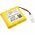 Helyettes�t� ajt�z�r elem SAFE-O-KIEFER 3850.000.020.000 2600mAh 15.6Wh alk�li