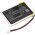 Helyettes�t� m�dialej�tsz� akku XDUOO X2 YT403040 3.7V 500mAh 1.85Wh