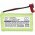 Helyettes�t� t�vir�ny�t� akku Earmuff Control VP EEHCVP AMFM NA2000D01C200 2000mAh 4.8Wh 2.4V