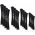 Goobay Tools k�belk�tegel� k�szlet 200db/csomag 4 m�ret fekete r�gz�t� z�rral