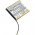 Helyettes�t� m�dialej�tsz� akku SanDisk Sansa View 8GB 600mAh 2.22Wh 805193192 3.7V