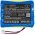 Helyettes�t� m�r�m�szer akku P 9020 / 301-62-412 3400mAh 37.74Wh