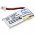 Helyettes�t� vezet�k n�lk�li akku headset SC-HR01/YP401225P 80mAh 0.3Wh