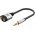 Goobay AUX adapter 1-b�l 2-be sztere� 3,5mm 0,18m