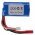 Helyettest modell / RC Akku 7.4V, Li-Ion, 700mAh, JST csatlakoz