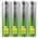 GP Super alk�li elem, LR03, mikro, AAA 4db/csomag - Ki�rus�t�s - A k�szlet erej�ig