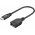Goobay USB-C-USB-A k�bel 0,2m USB 2.0 480Mbit/s 0,5A 2,5W fekete