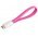 Goobay m�gneses USB 2.0 Hi-Speed k�bel 0,2m pink USB A - USB Micro-B - A k�szlet erej�ig