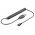 Goobay Micro-USB spir�l t�lt�- �s szinkronk�bel 1m fekete USB-A Micro-USB High-Speed