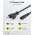 Goobay h�l�zati k�bel Eurodug� (Type C, CEE 7/16) k�sz�l�k aljzat C7 5m 2x0,75mm2 fekete