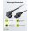 Goobay meleg�t� k�sz�l�k csatlakoz�k�bel 2m 3x0,75mm2 fekete CEE 7/7 (E/F) 90� C15