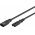 Goobay H�l�zati hosszabb�t� C7/C8 2m 2x0,75mm2 fekete