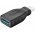 Goobay USB-C-USB-A OTG adapter fekete 15W 3A 5Gbit/s USB3.0