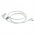 OTB T�lt� �s adatk�bel Micro USB sz�vetborit�ssal, 90 fokos fejjel, 1m feh�r