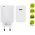 Goobay USB-C PD gyorst�lt� 18W feh�r 1x USB-C PD csatlakoz� - A k�szlet erej�ig
