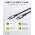 Goobay USB-C-USB-C textilk�bel 1m 60W 3A f�m csatlakoz�kkal �rsz�rke/ez�st