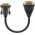 Goobay DVI-D eloszt�k�bel 1x DVI-D Dual-Link 2x DVI-D Dual-Link aljzat