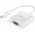Goobay USB-C VGA adapter 0,2m feh�r USB 3.1 Full HD 1080p 60 Hz