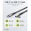 Goobay USB-C k�bel 1m 60 W 3 A f�m csatlakoz� textilbor�t�s