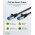 Goobay CAT 6A patchk�bel S/FTP 1m 10db/csomag fekete